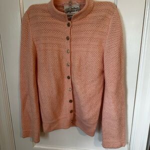 St. John Pink Cardigan Sweater
